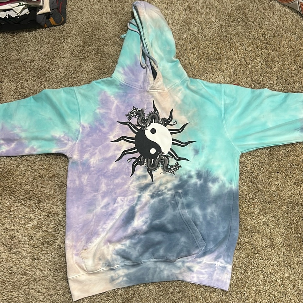 Tye dye hoodie, worn in, good condition